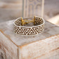Miyuki Delica Bracelet – Gold/Yellow with White and Gold/Yellow with Dark Grey