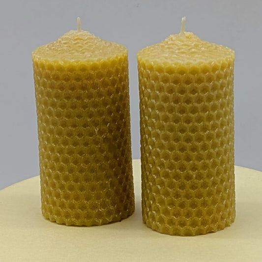 Pure Beeswax Candle – 100% Natural