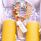 Pure Beeswax Candle – 100% Natural