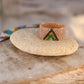 Miyuki Delica Ring – Gold/Yellow with Dark Grey